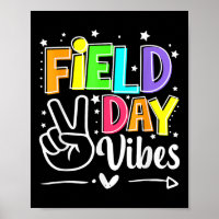 Field Day Vibes Funny For Teacher Kids Happy Field