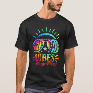 Field Day Vibes Sunglasses Tie Dye Teachers Stude T-Shirt
