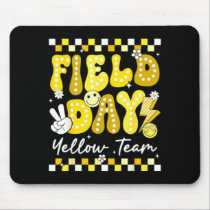 Field day yellow team colour game competition men mouse mat