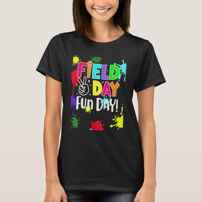 Field Fun Day Squad School Trip Vibes Boys Girls T T-Shirt (Front)