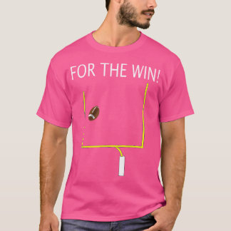 Field Goal Kicker Football Art Cool Football Fan T-Shirt