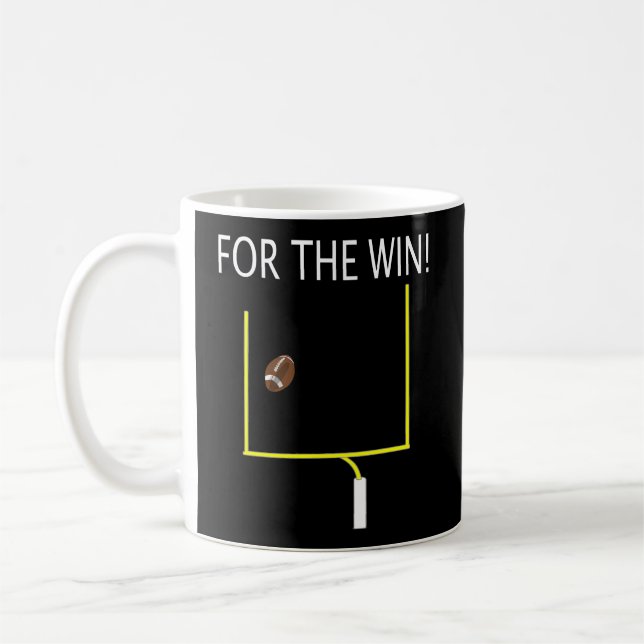 Field Goal Kicker Football Tshirt Art Cool Footbal Coffee Mug (Left)