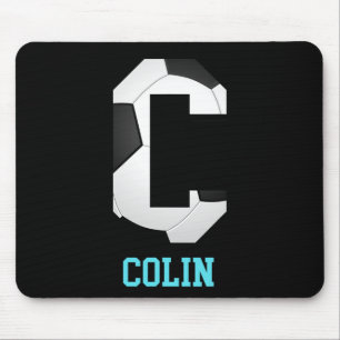 Field Goal Letter Colin Alphabet Soccer Mouse Mat