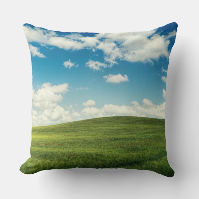 Field Grass Nature   Cushion (Front)