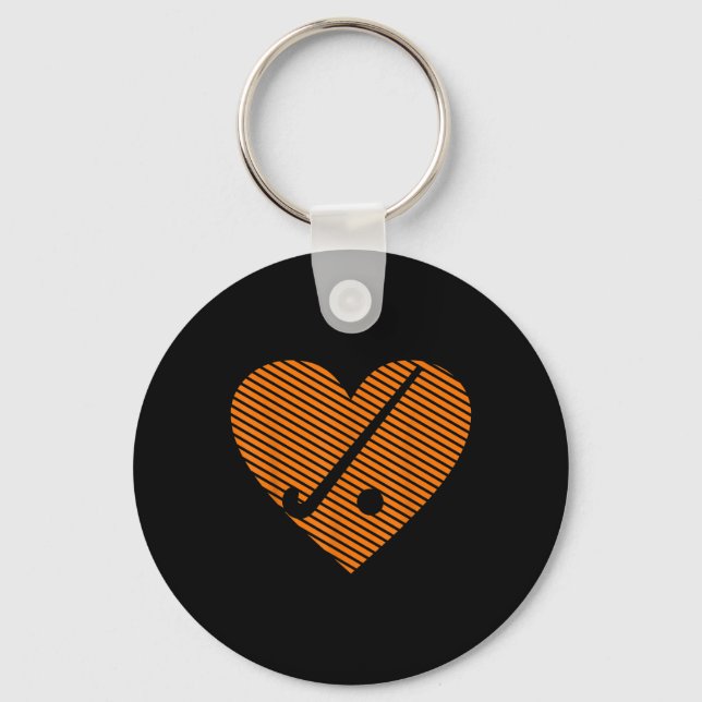 Field Hockey _17  Key Ring (Front)