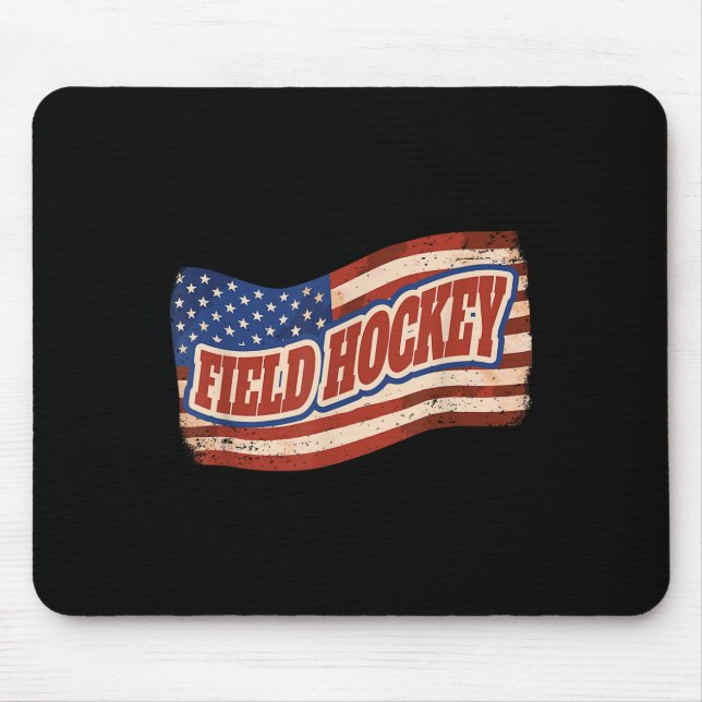 Field Hockey _8  Mouse Mat (Front)