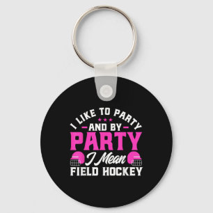 Field Hockey And Key Ring