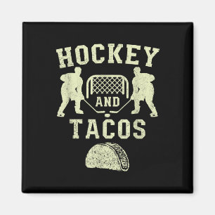 Field Hockey And Tacos Fan League Funny Ice Hockey Magnet