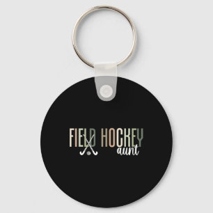 Field Hockey Aunt Of A Field Hockey Player Auntie Key Ring