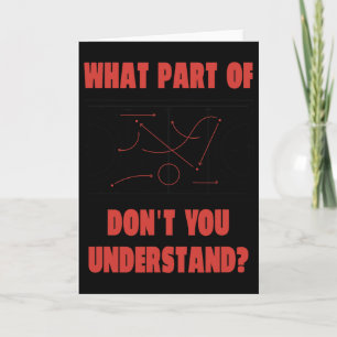 Field Hockey Byll Which Part Do You Not Understand Card