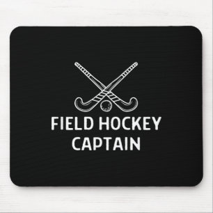 Field Hockey Captain Outfit Women Men Mouse Mat