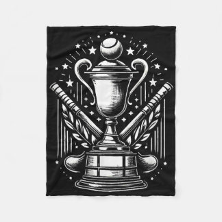 Field Hockey Champion Trophy Winner Fleece Blanket