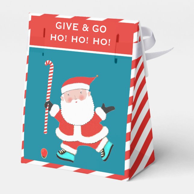 Field Hockey Christmas Favour Box (Back Side)