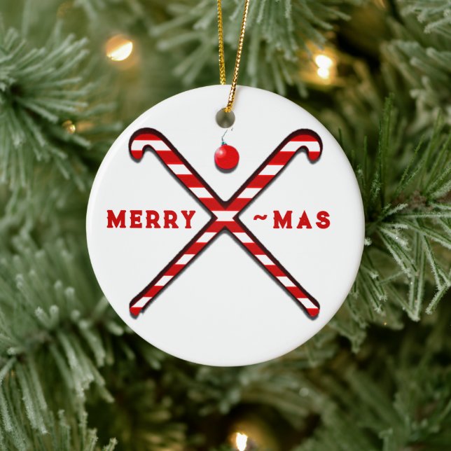 Field Hockey Christmas Ornament (Tree)