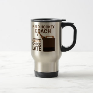 Field Hockey Coach (Funny) Chocolate Travel Mug
