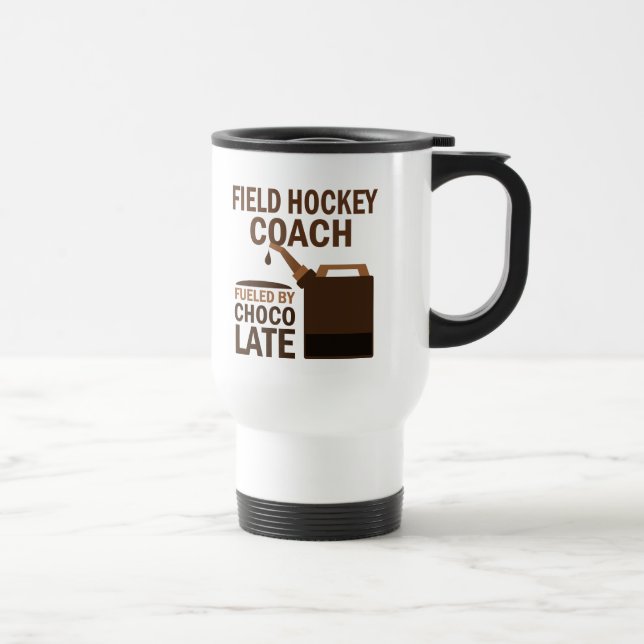 Field Hockey Coach (Funny) Gift Travel Mug (Right)