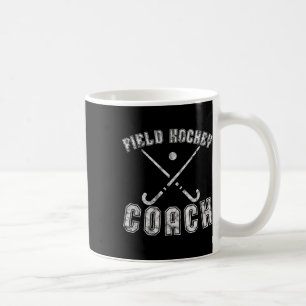 Field Hockey Coach Gifts Distressed Field Hockey C Coffee Mug
