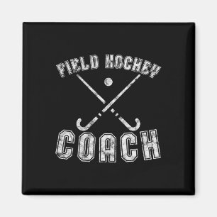 Field Hockey Coach Gifts Distressed Field Hockey C Magnet