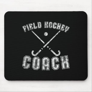 Field Hockey Coach Gifts Distressed Field Hockey C Mouse Mat