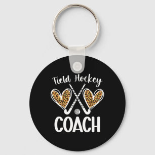Field Hockey Coach Hearts Field Hockey Coach  Key Ring