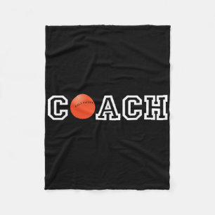 Field Hockey Coach T Shirt - Appreciation Gift For Fleece Blanket