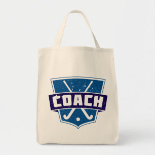 Field Hockey Coach Tote Bag