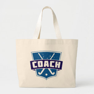 Field Hockey Coach Tote Bag