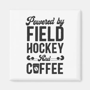 Field Hockey Coffee Powered By Field Hockey And Co Magnet