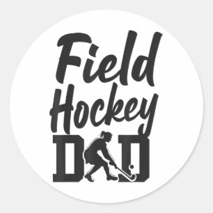 Field Hockey Dad Field Hockey Dad _2 Classic Round Sticker