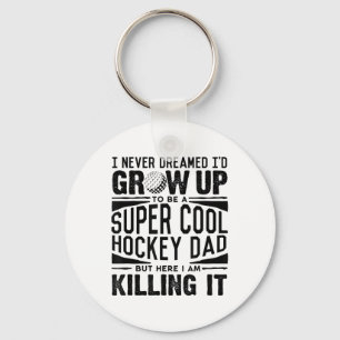 Field Hockey Dad Shirt Hockey Lover Fathers Day Key Ring