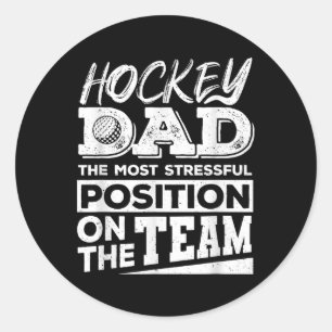 Field Hockey Dad Shirt Men Field Hockey Lover _2  Classic Round Sticker