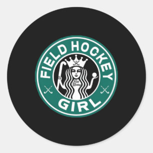 Field Hockey For Ns And Parody Classic Round Sticker