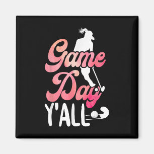 Field Hockey Game Day Y'all _1 Magnet