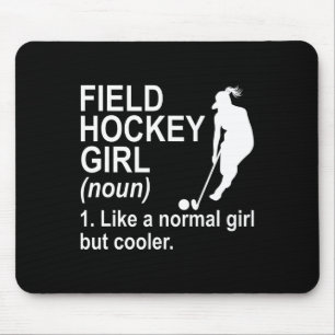 Field Hockey Girl Definition  Mouse Mat