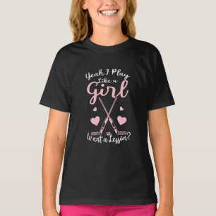 Field hockey girl gifts   sports team players T-Shirt