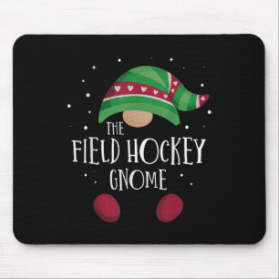 Field Hockey Gnome Family Matching Christmas Pajam Mouse Mat