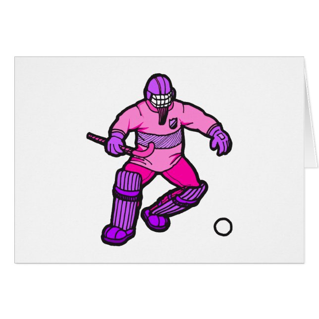 Field Hockey goalie (Front Horizontal)
