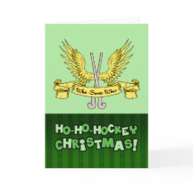 Field Hockey Goalie Christmas Card