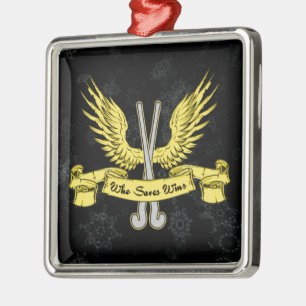 Field Hockey Goalie Christmas Ornament