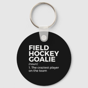 Field Hockey Goalie Definition Men Women Key Ring