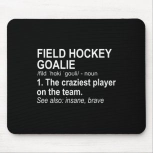 Field Hockey Goalie Definition Mouse Mat