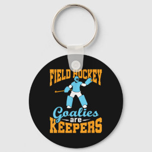 Field Hockey Goalie Goalkeeper Pun Goalies Are Kee Key Ring