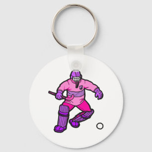 Field Hockey goalie Key Ring