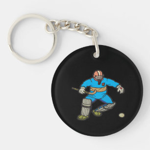 Field Hockey Goalie Key Ring
