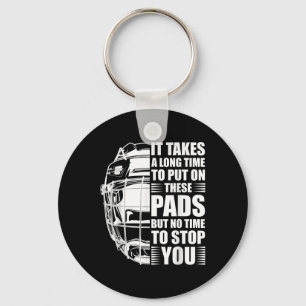 Field Hockey Goalie Quote - Field Hockey Goal Keep Key Ring