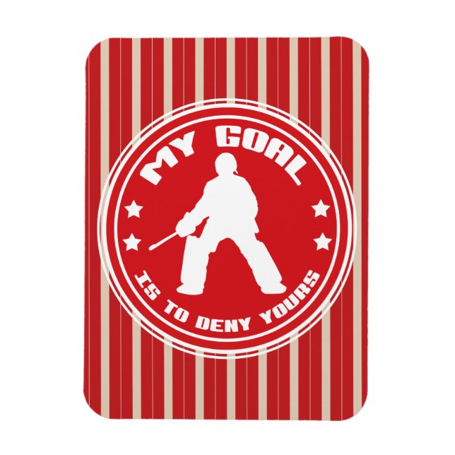 Field Hockey Goalie Quote Magnet (Vertical)