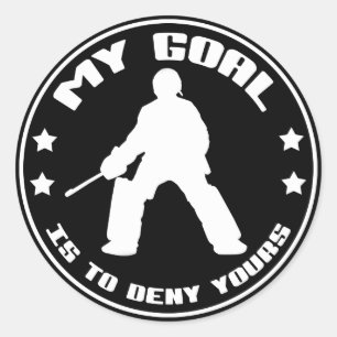 Field Hockey Goalie Quote Stickers