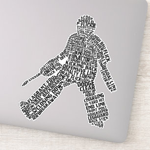 Field Hockey Goalie Word Art
