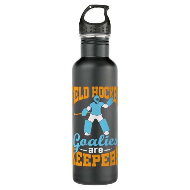 Field Hockey Goalies Are Keepers 710 Ml Water Bottle (Front)