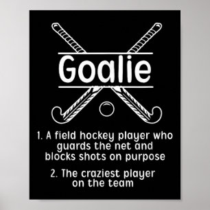 Field Hockey Goalkeeper - Uni-adults Poster